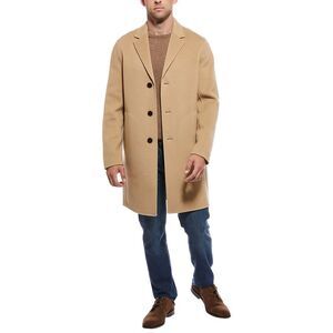 Theory Mens  Almec Wool & Cashmere-Blend Coat, Brown